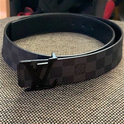 louis vuitton checkered belt|size 90 louis vuitton belt.